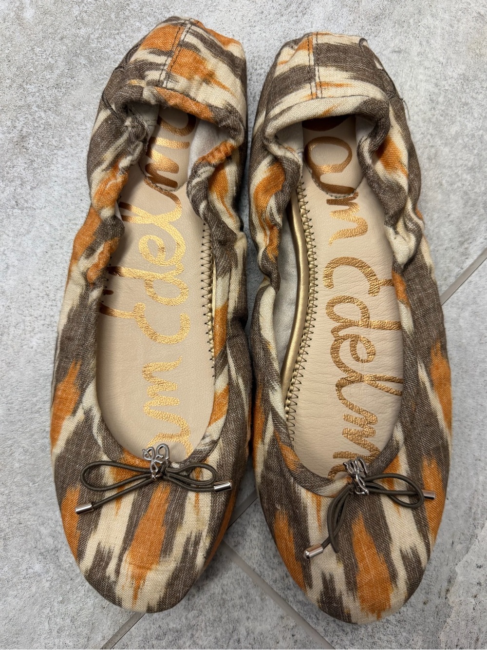 Sam Edelman Felicia Ballet Flats Ikat Print